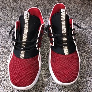 Red Jordan’s sneakers